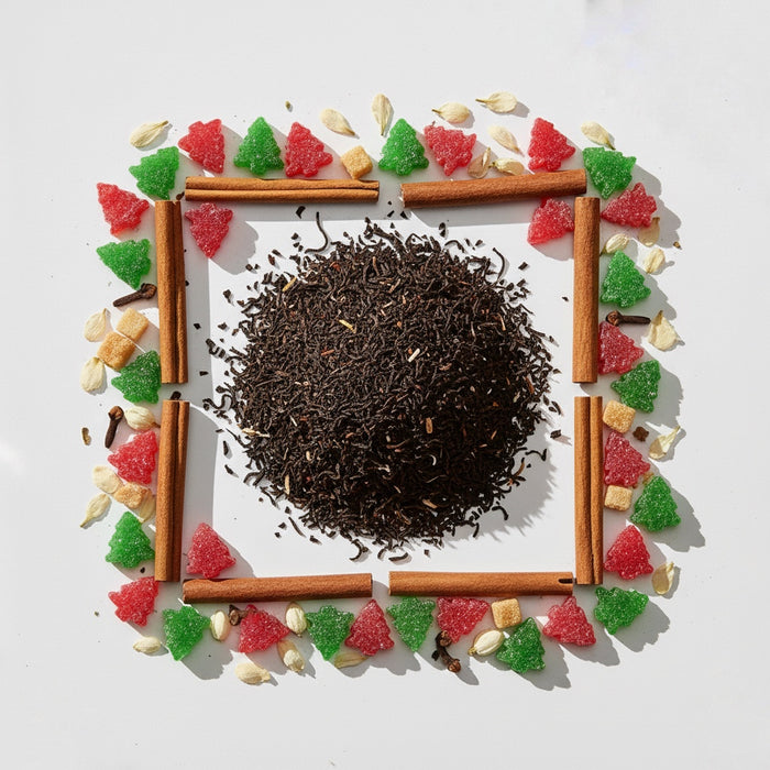 Green tea: Loose green tea leaves rich in antioxidants – fresh and vibrant flavour.
Black tea: Loose black tea leaves – full-bodied aroma for a perfect morning brew.
Herbal tea: Colourful loose herbal tea blend with chamomile, mint, and petals – caffeine-free wellness tea.
Chai: Loose chai tea leaves with spices – aromatic Indian masala tea blend.
White tea: Delicate loose white tea leaves – smooth and subtle premium brew.
Aves Coffee Company. Loose Tea leaves