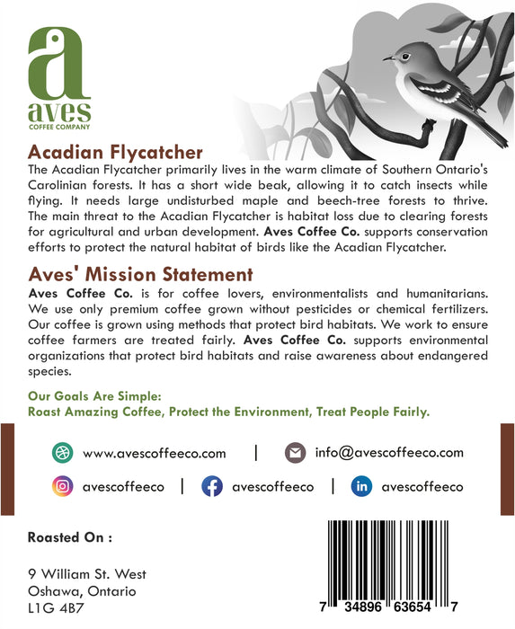 Fair-trade, Organic Coffee, Bird Friendly Coffee, Sustainable coffee, environmental friendly, Sustainable product, sustainable business, eco friendly, bird and beans, roasted beans, green coffee, single origin coffee, best coffee, best coffee, coffee roaster, best coffee nearby, free shipping, free local deliveries, new coffee roaster, Variety pack, coffee subscription, new coffee, best coffee seller, coffee shops, cafe near me, arabica coffee, iced latte, espresso, pour overs, drip coffee, decaf coffee